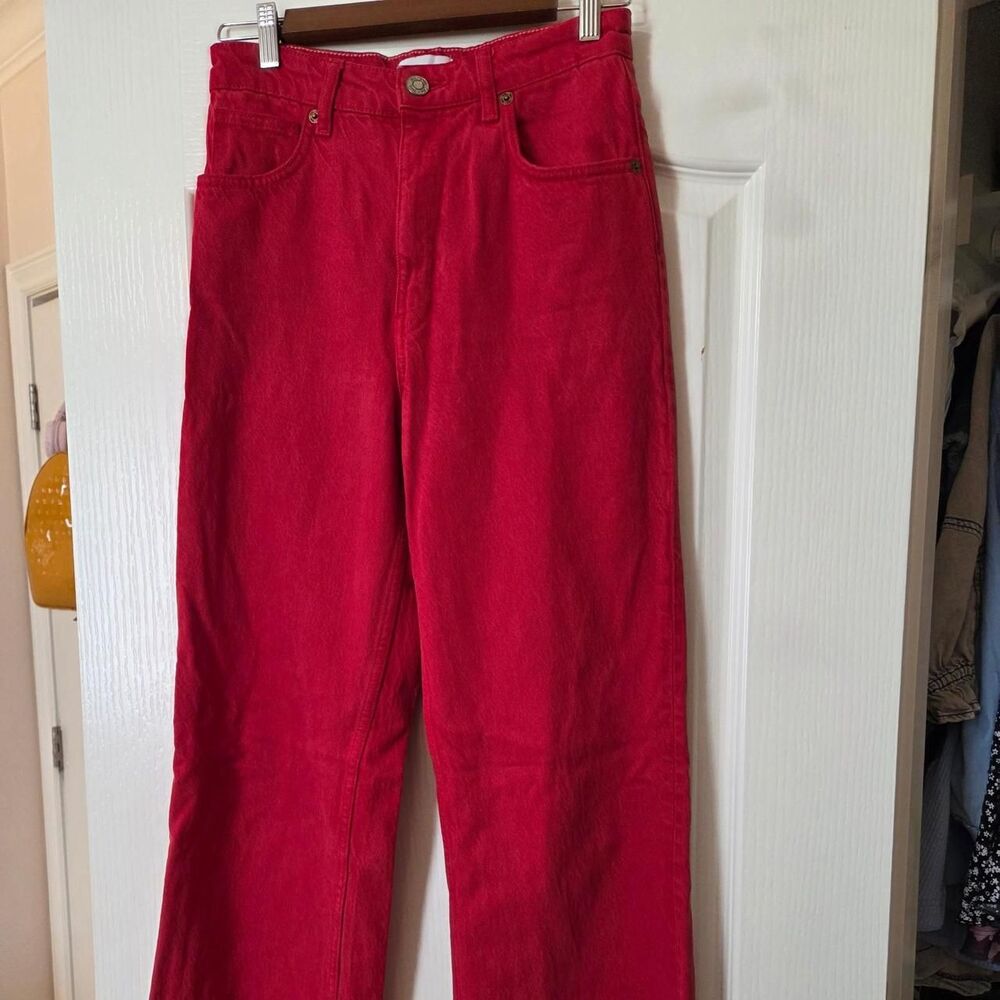 Zara Women's Red Trousers